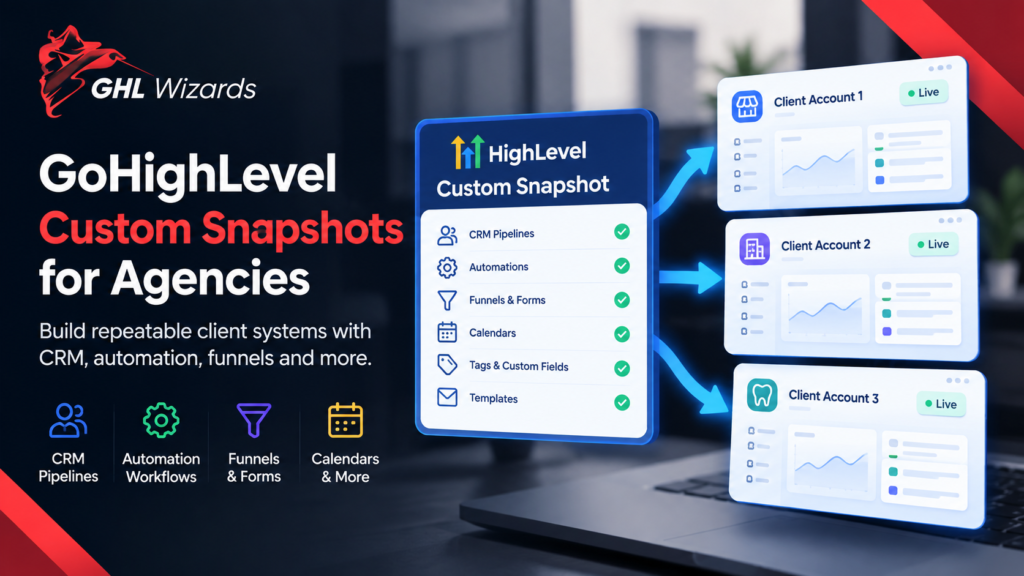 GoHighLevel Custom Snapshots for Agencies