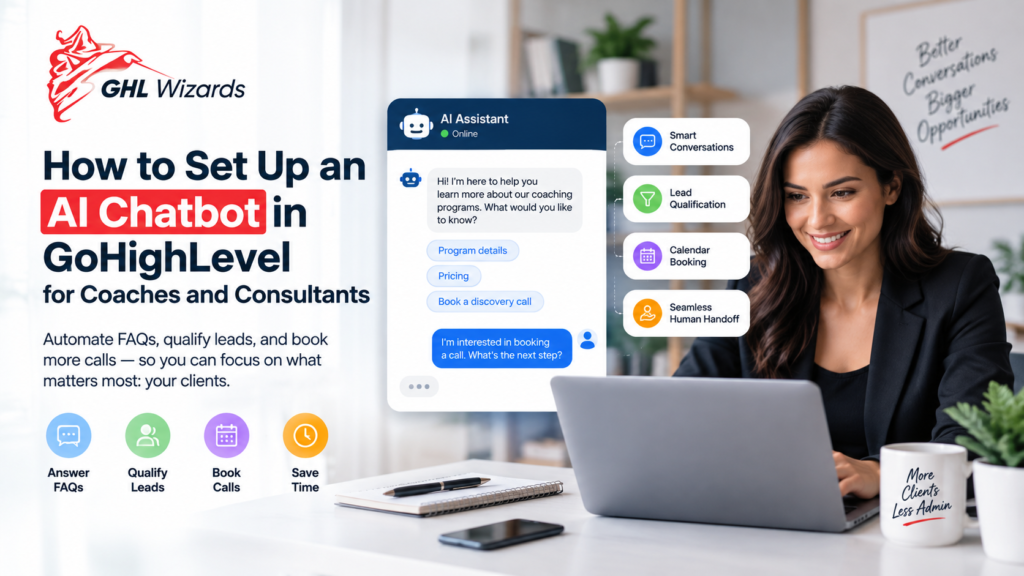 How to Set Up an AI Chatbot in GoHighLevel for Coaches and Consultants