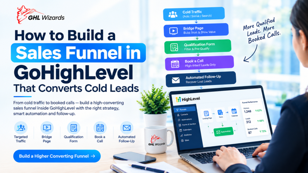 How to Build a Sales Funnel in GoHighLevel That Converts Cold Leads