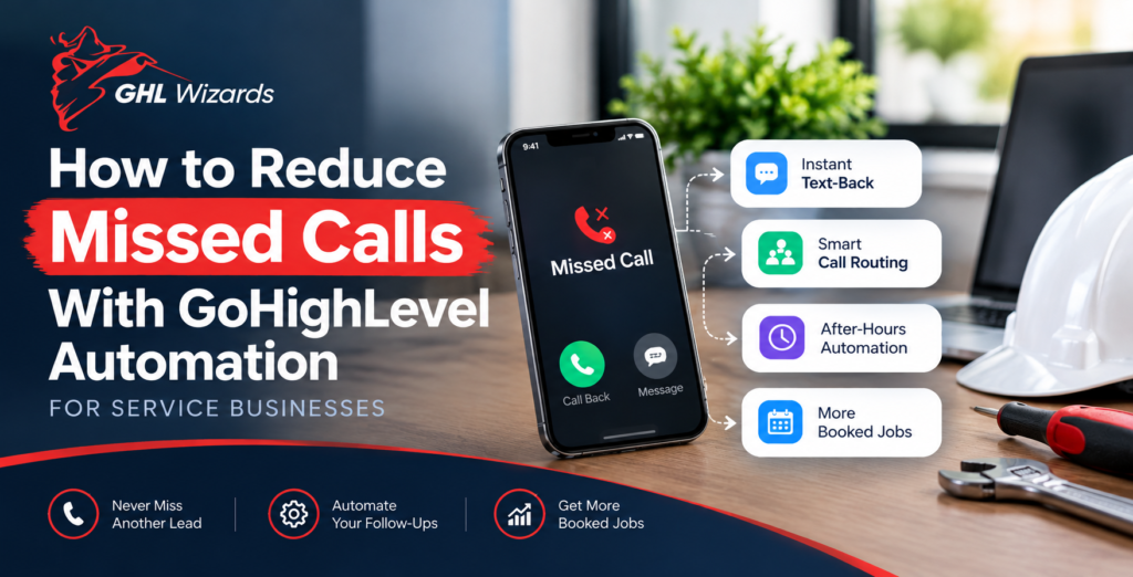 How to Reduce Missed Calls with GoHighLevel Automation for Service Businesses