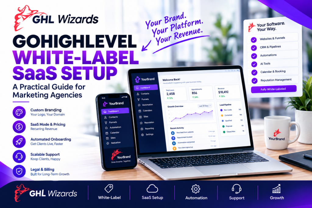 GoHighLevel White-Label SaaS Setup: A Practical Guide for Marketing Agencies